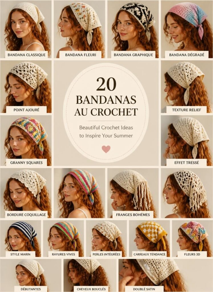 Bandana Crochet Modèles Faciles